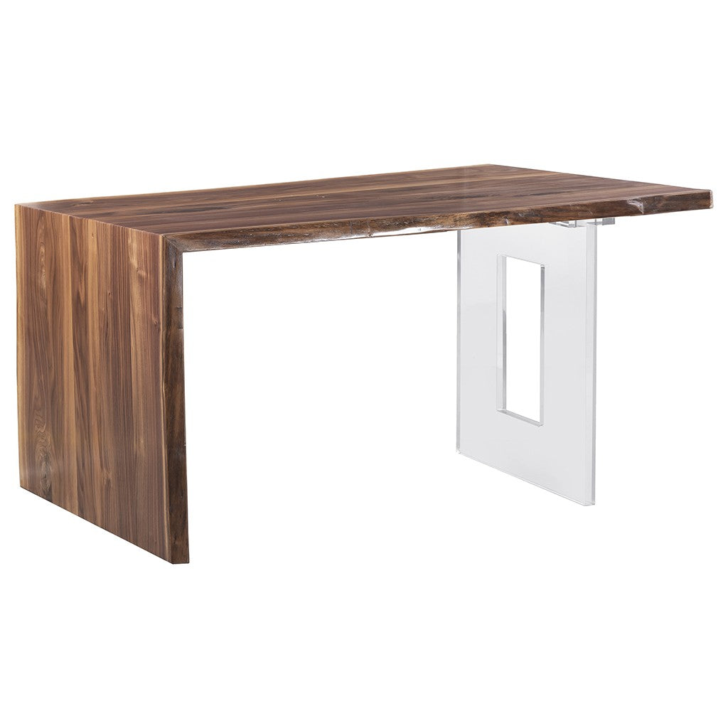 Walnut 54" Waterfall Desk (CW54-WD) - Fairfield Chair