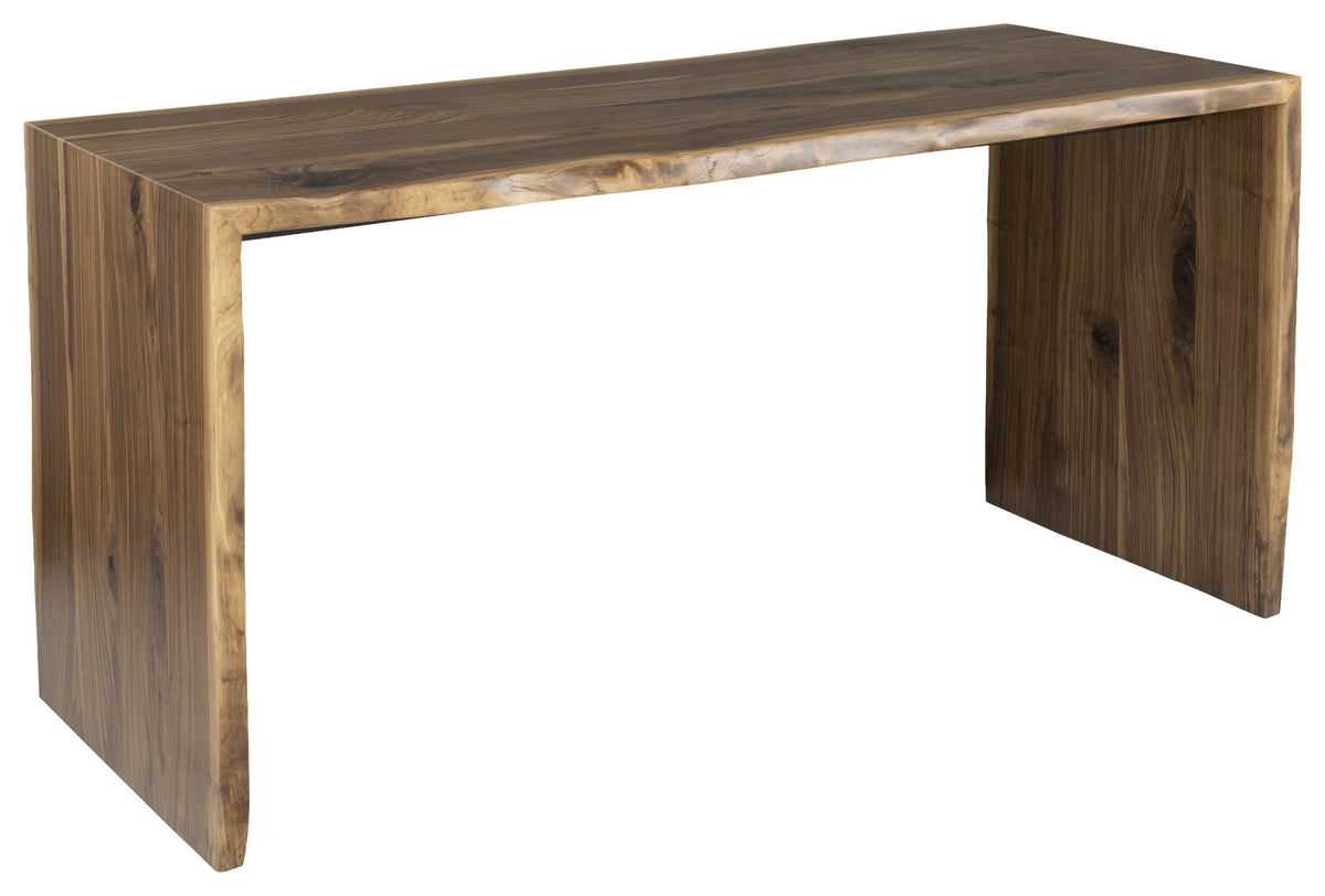 Walnut Waterfall Counter Height Table (CW72-WB) - Fairfield Chair