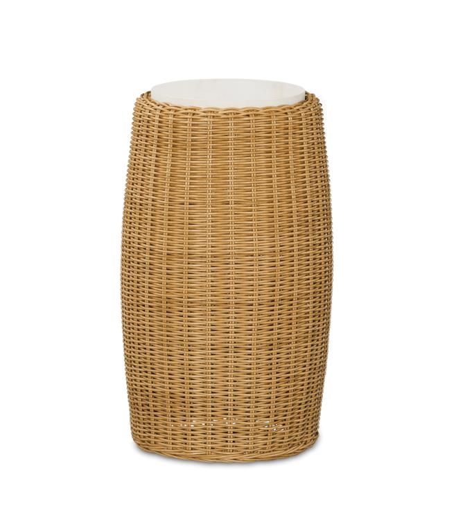 Finn Woven Outdoor Accent Table – Side Tables by Century Furniture | Sutter & Vale