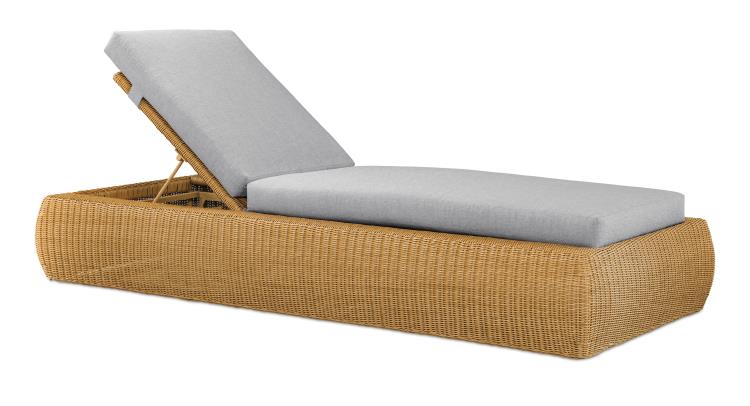 Wade Poolside Wicker Chaise – Chaises by Century Furniture | Sutter & Vale