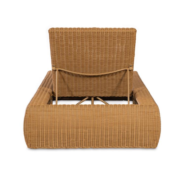 Wade Poolside Wicker Chaise – Chaises by Century Furniture | Sutter & Vale
