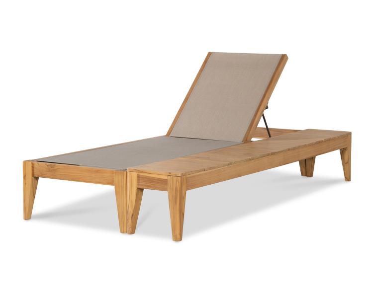 Veluna Poolside Teak Chaise – Chaises by Century Furniture | Sutter & Vale