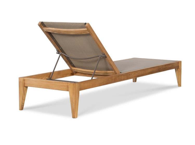 Veluna Poolside Teak Chaise – Chaises by Century Furniture | Sutter & Vale
