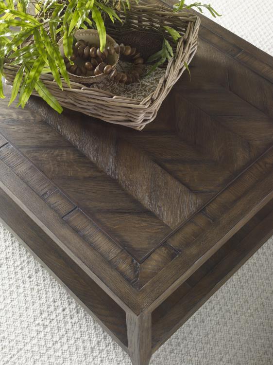 Dalton Cocktail Table - Brown Rustic – Coffee Tables by Century Furniture | Sutter & Vale