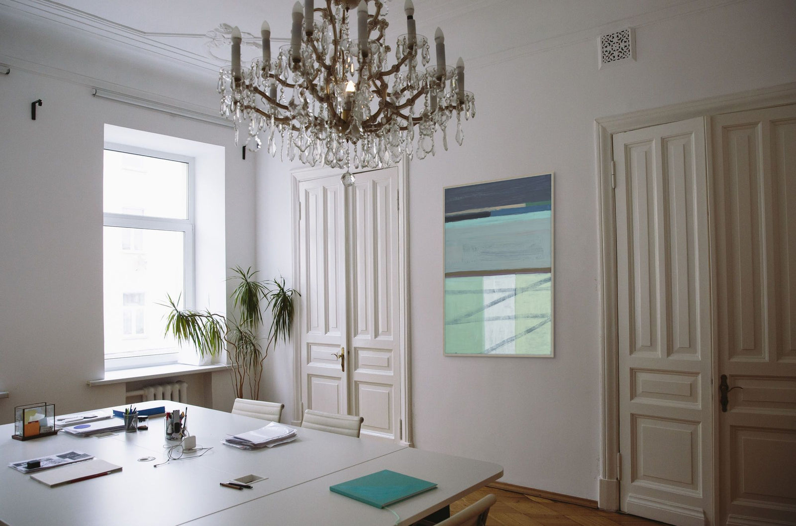 Kaleidoscopic Constructs 8 in a room