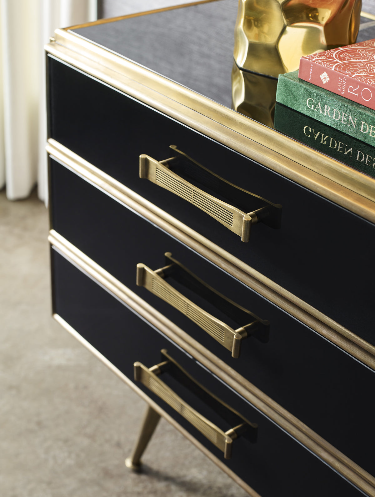 Dean Smoked Mirror Dresser