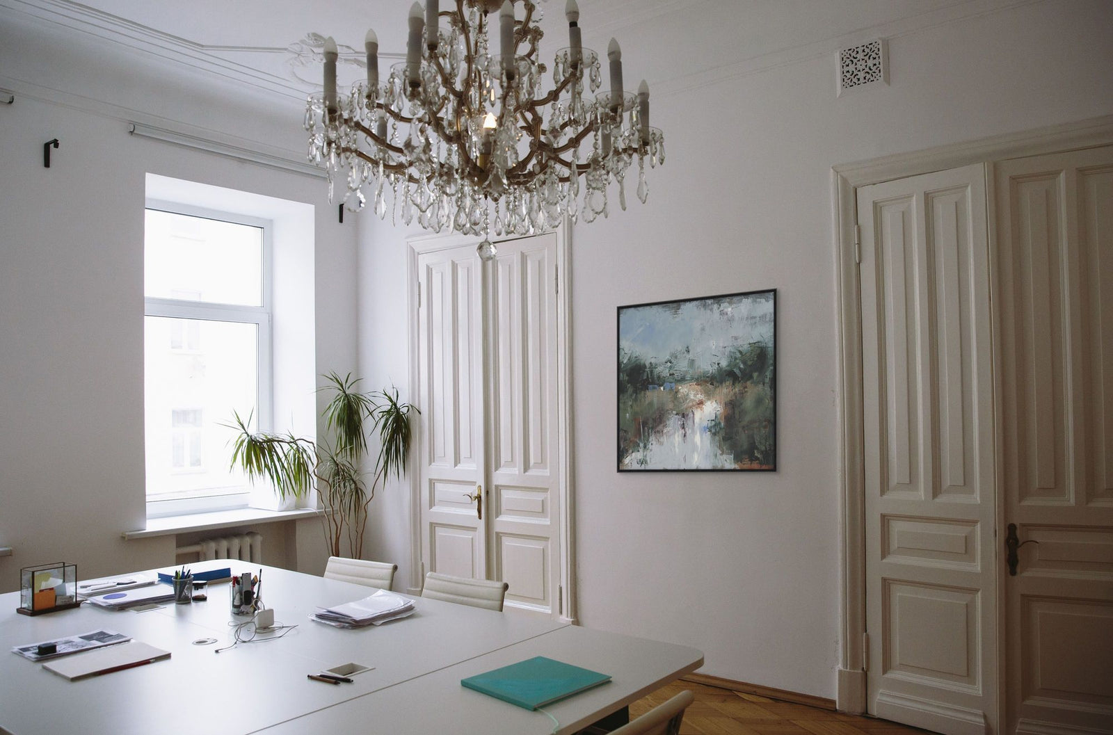 Perpetual Horizons 1 in a room