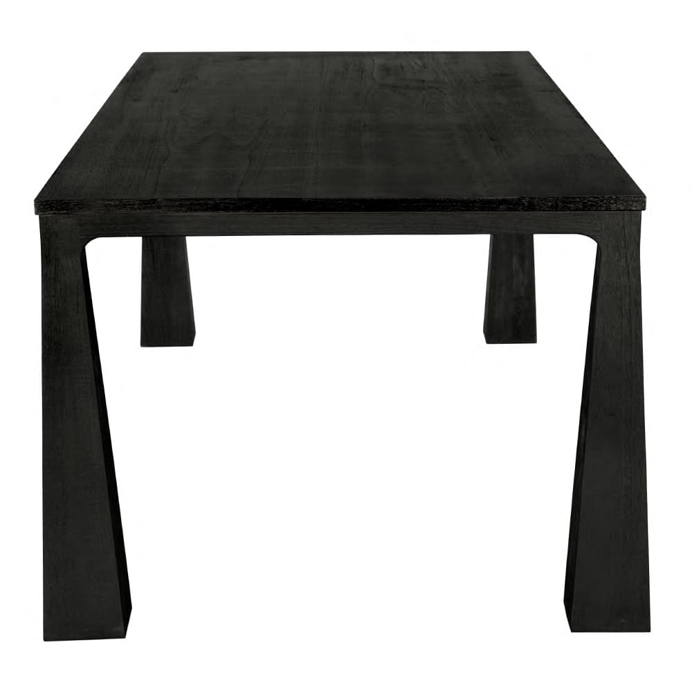 Luther Dining Table in Charcoal Black — Noir Furniture