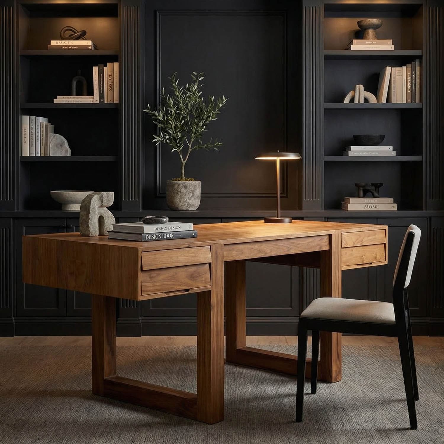 Newton Desk, Teak