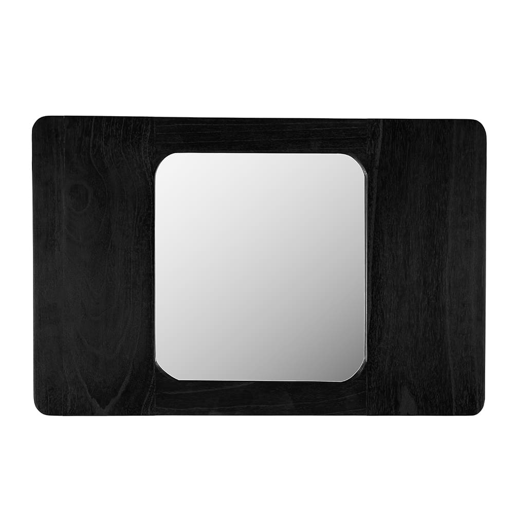 Franklin Mirror, B in Charcoal Black — Noir Furniture