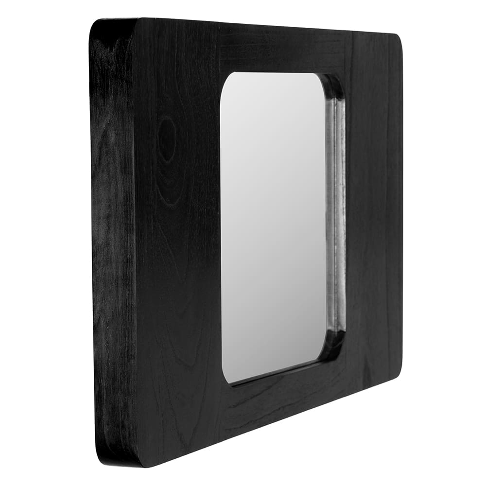 Franklin Mirror, B in Charcoal Black — Noir Furniture