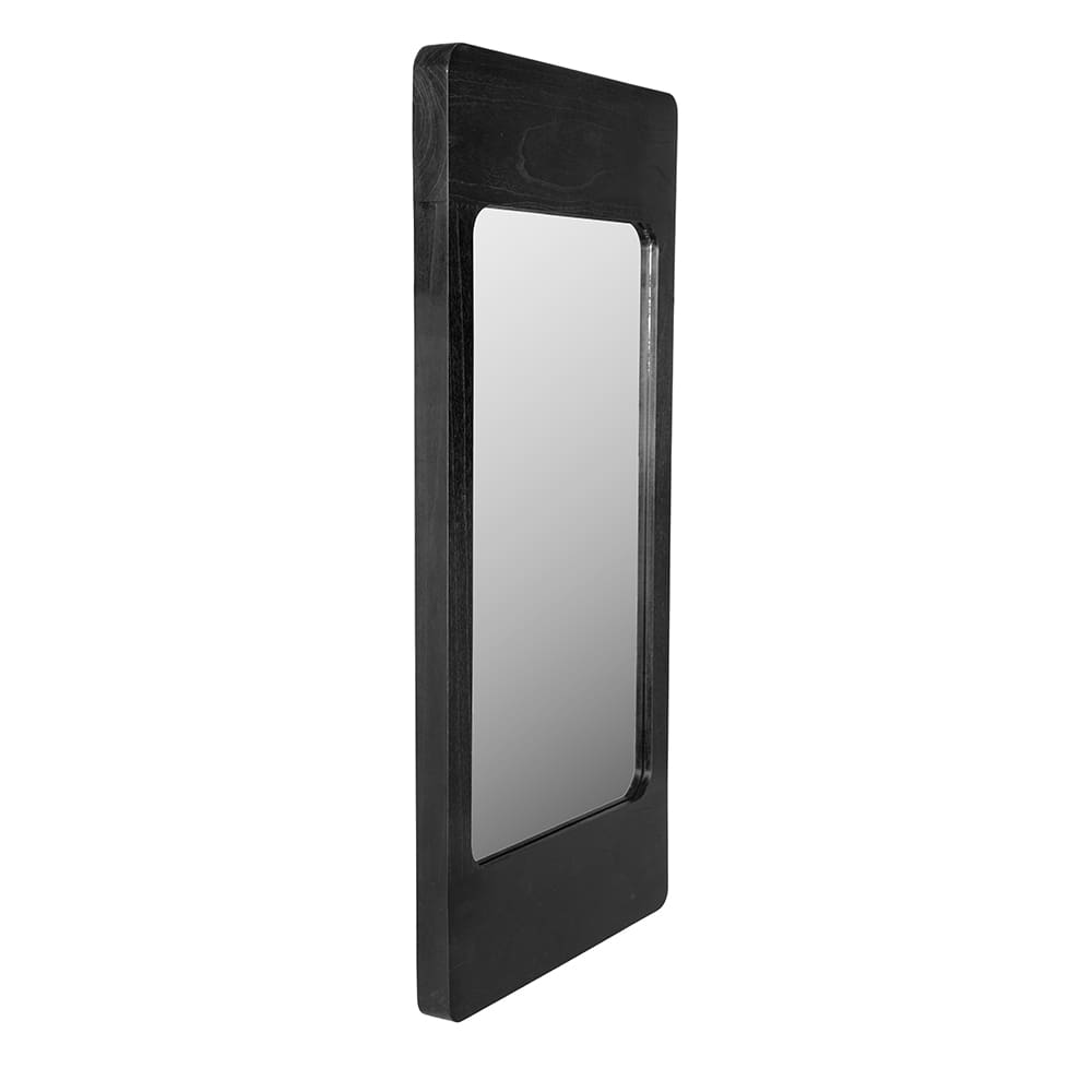 Franklin Mirror, C in Charcoal Black — Noir Furniture