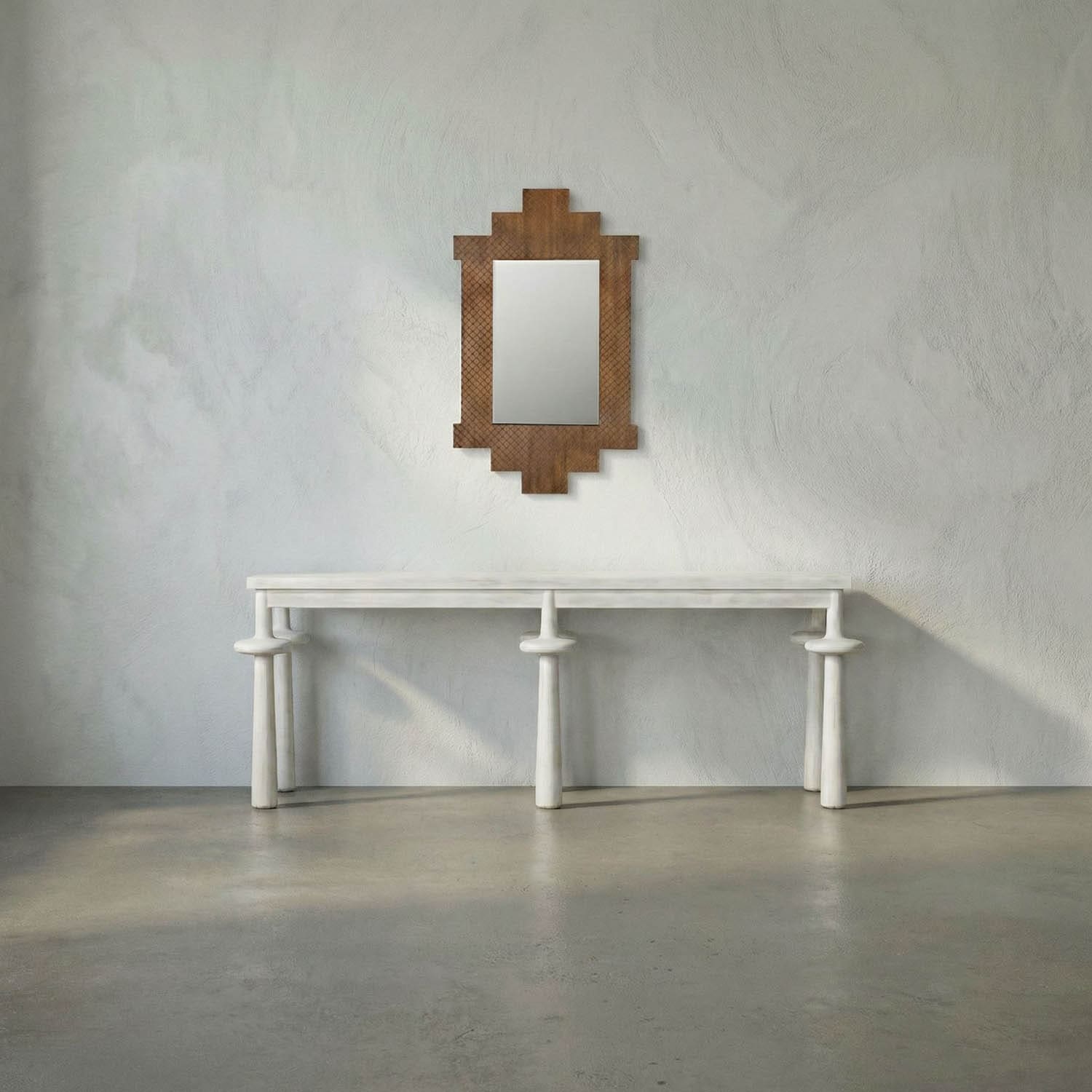 Ludwig Mirror, Teak