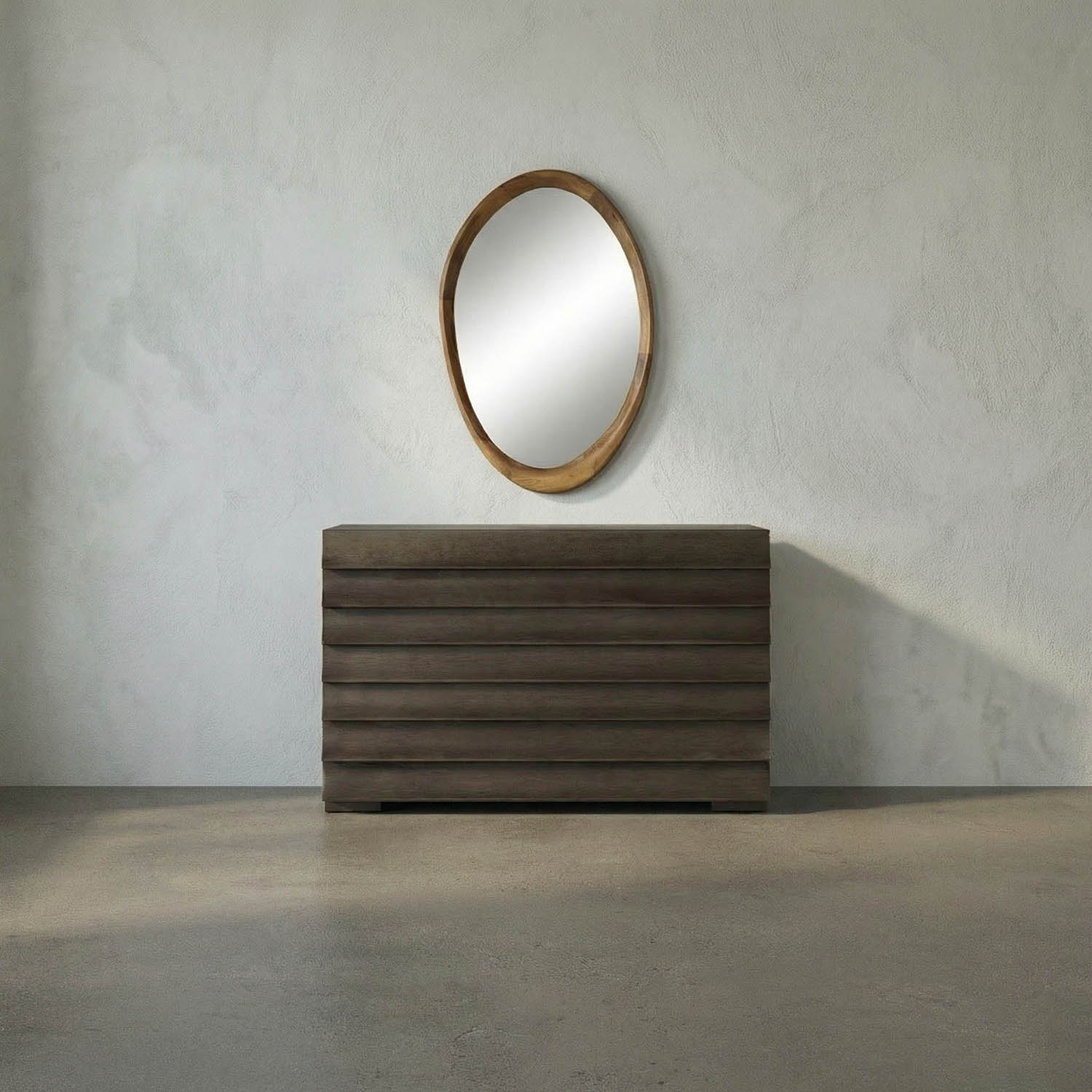 Chloe Mirror, Teak