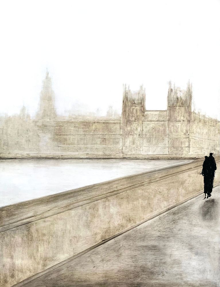 Overcast Day in London 2 artwork