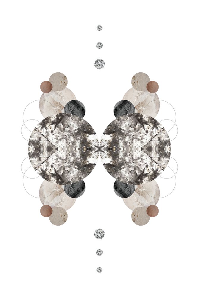 Butterflies Beige 2 artwork
