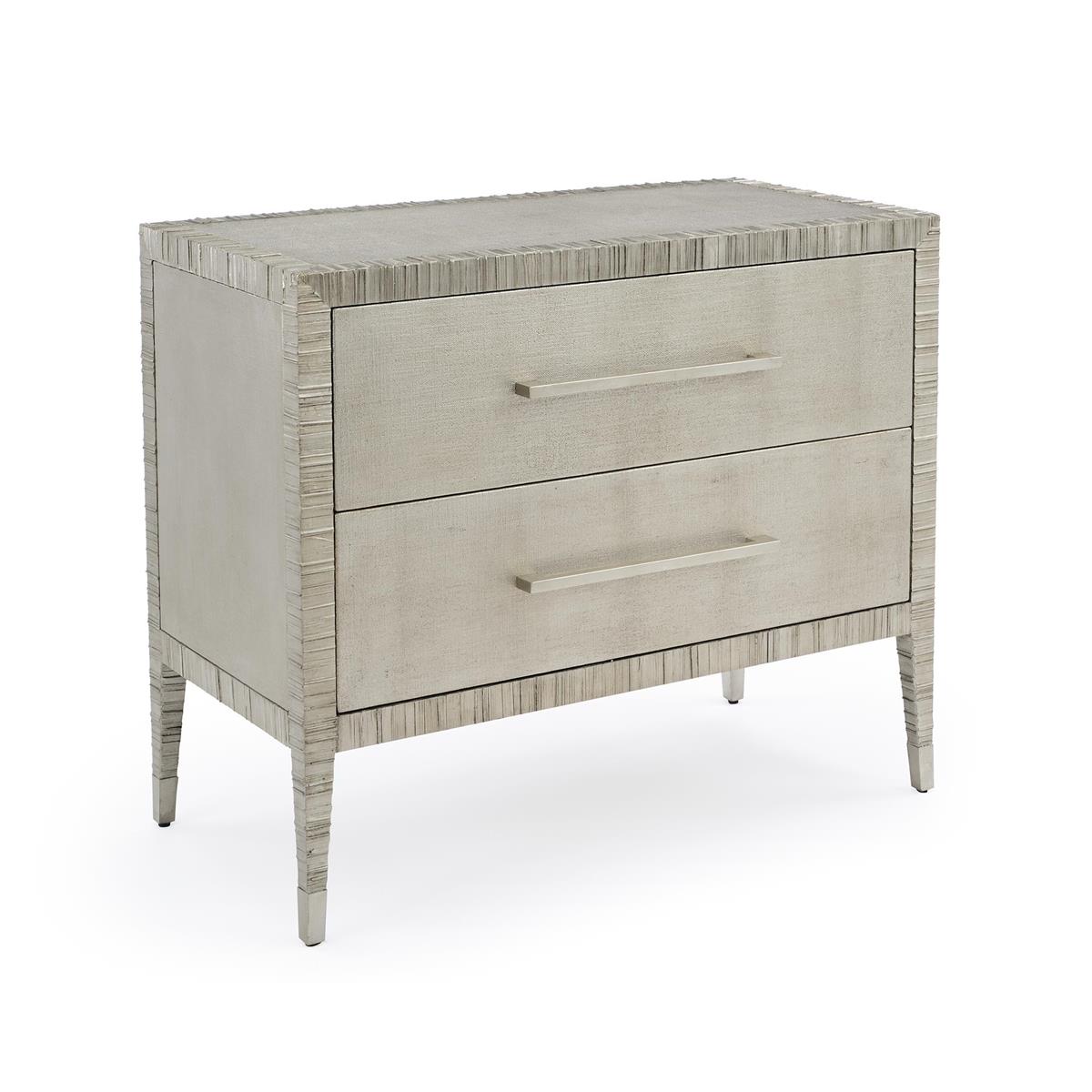 Carraway Silver Nightstand – Art by John Richard | Sutter & Vale