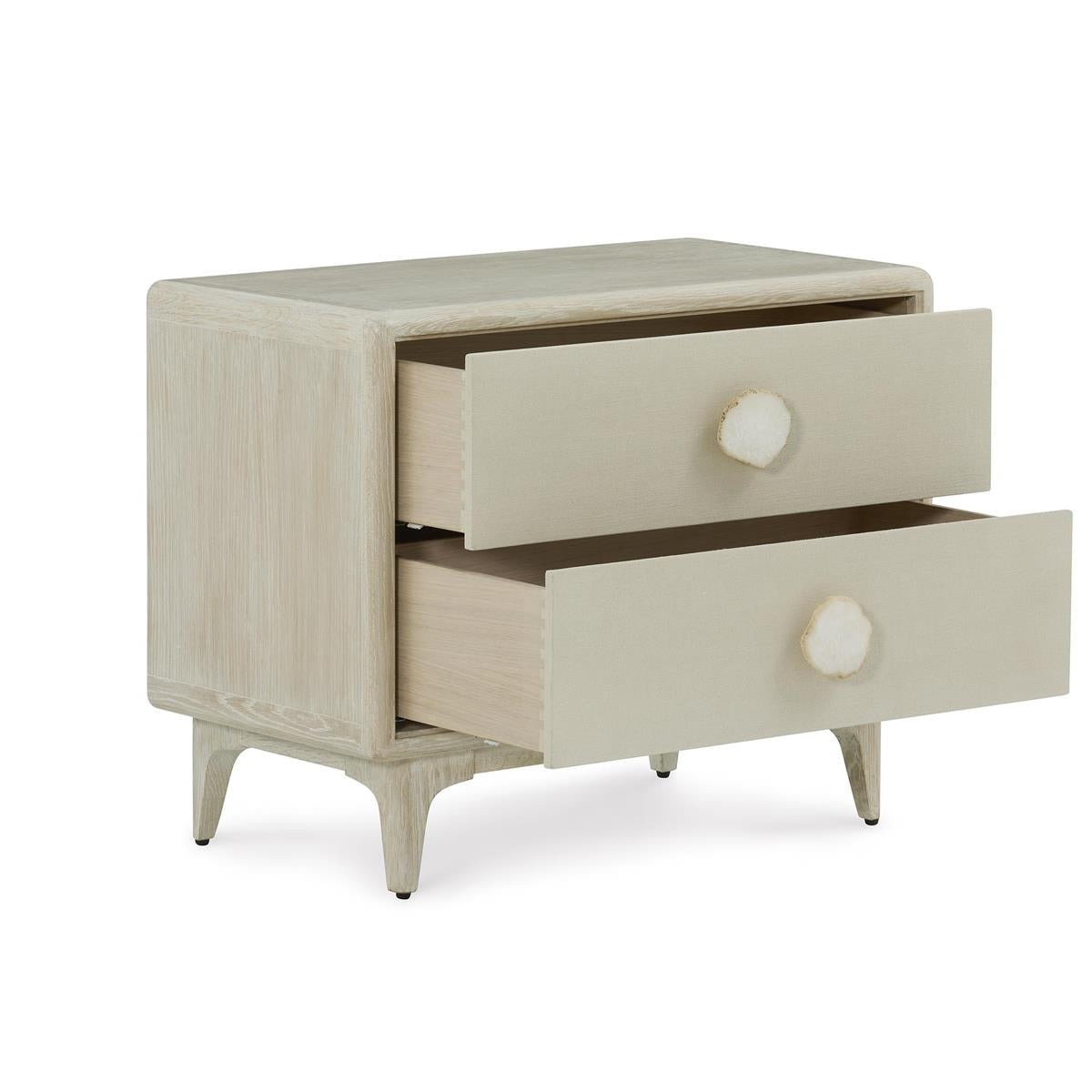 Alba Two-Drawer Nightstand by John Richard | Sutter & Vale