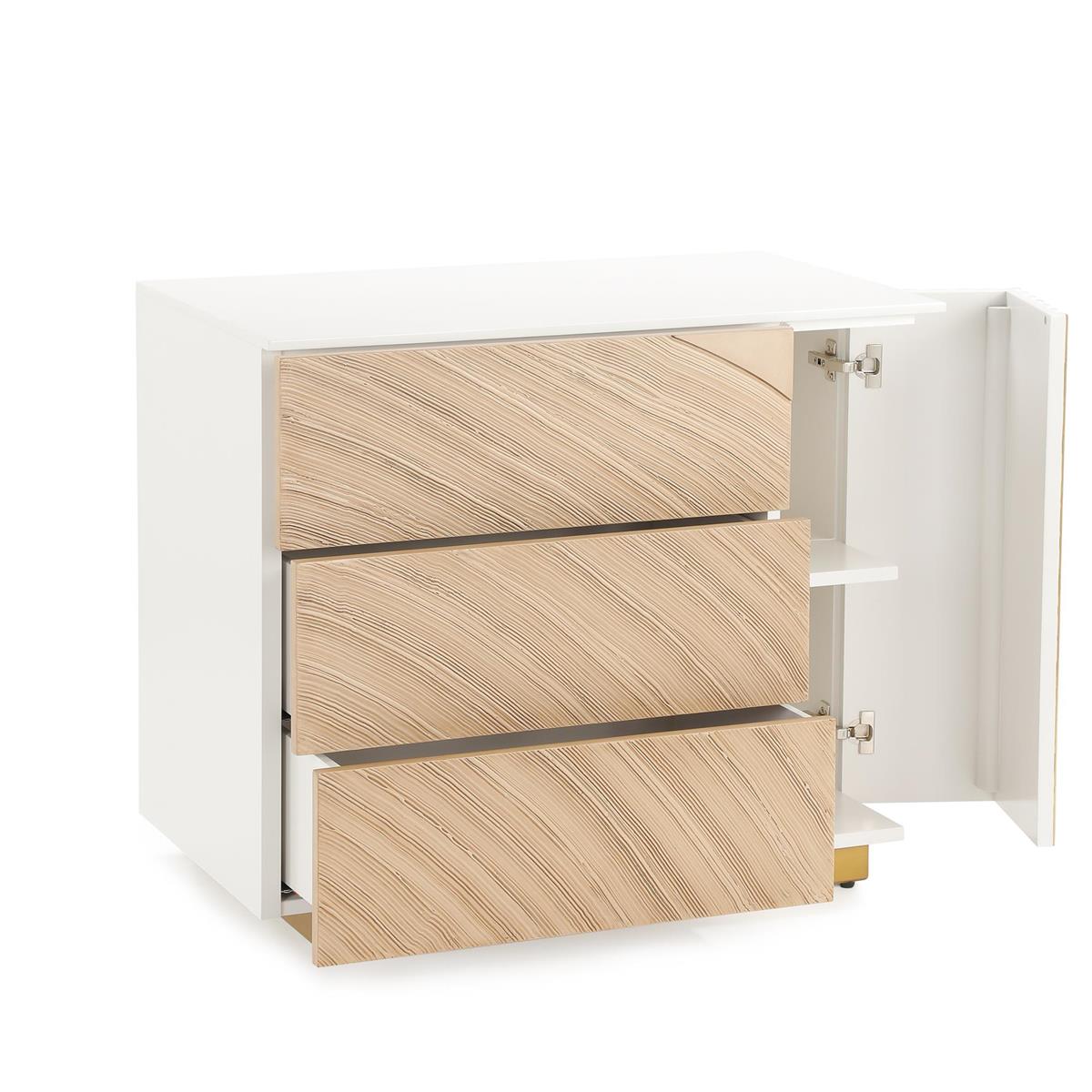 Province Three-Drawer Chest, Right – Art by John Richard | Sutter & Vale
