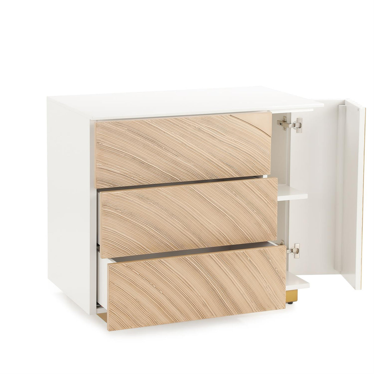 Province Three-Drawer Chest, Right