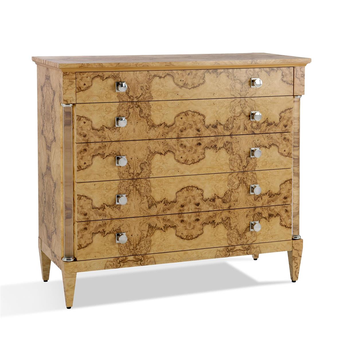 Olea Five-Drawer Chest – Art by John Richard | Sutter & Vale