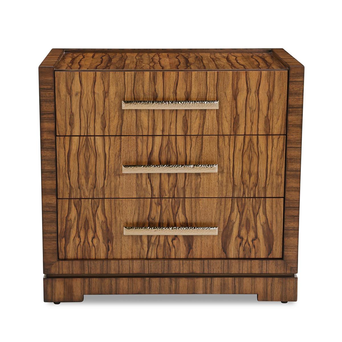 Borneo Three-Drawer Nightstand – Art by John Richard | Sutter & Vale