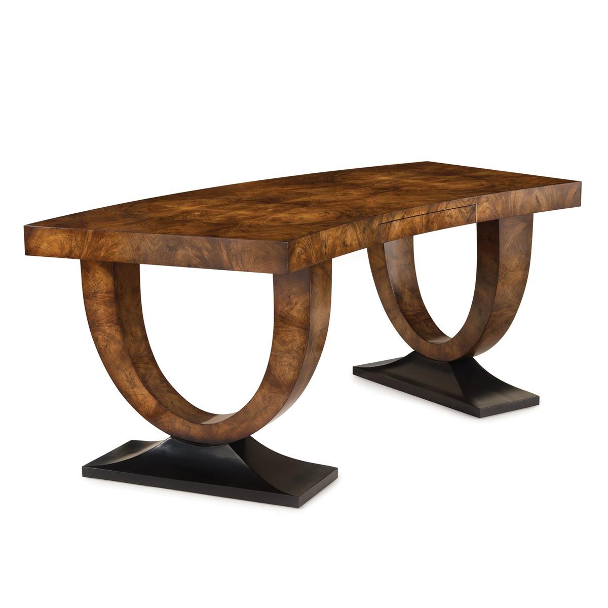 Curved Cerejeira Desk by John Richard | Sutter & Vale