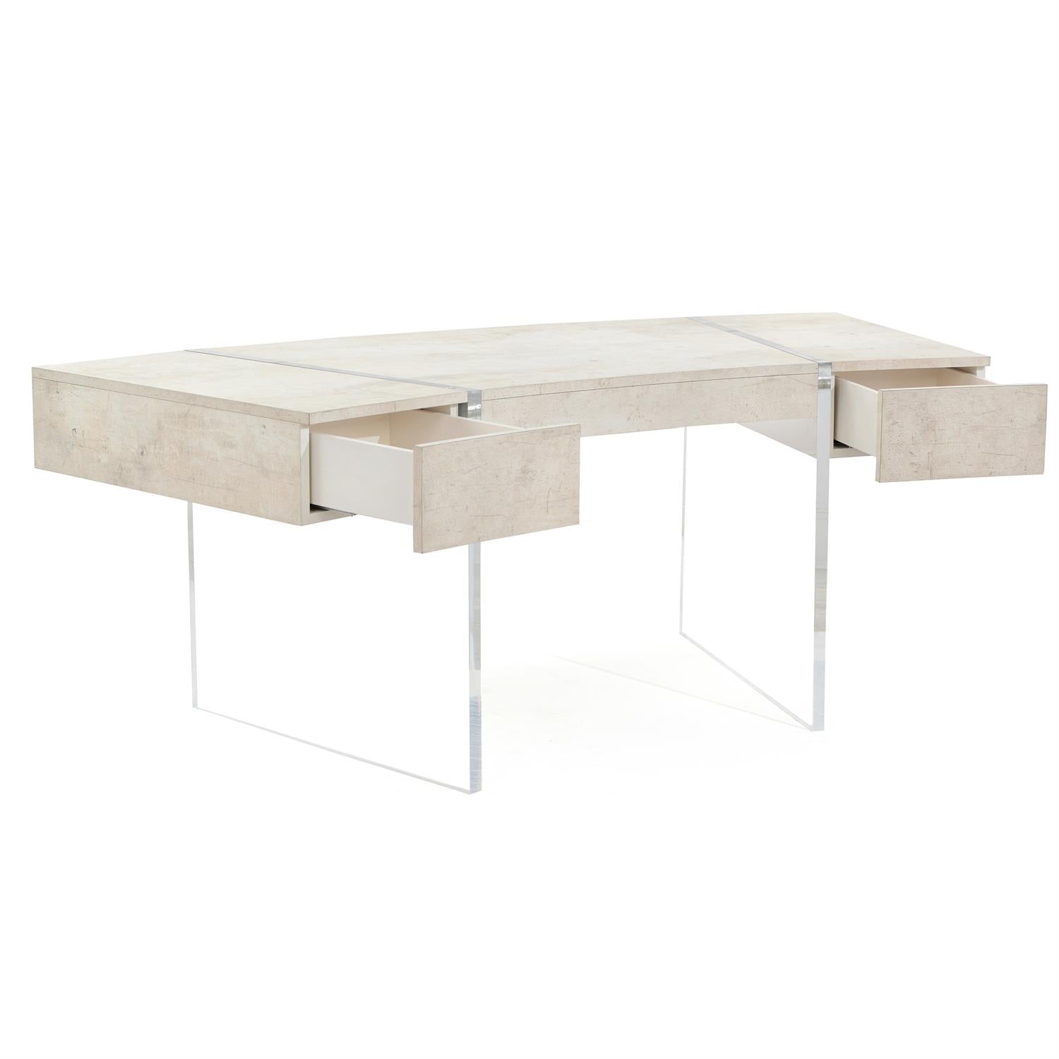 Loftus Side Drawer Curved Desk