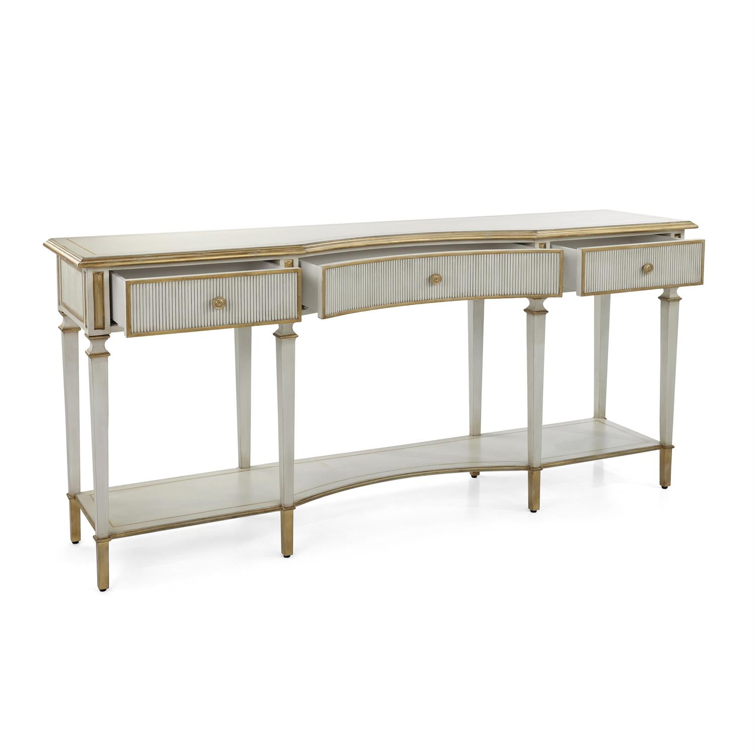 Vallejo Three-Drawer Console Table