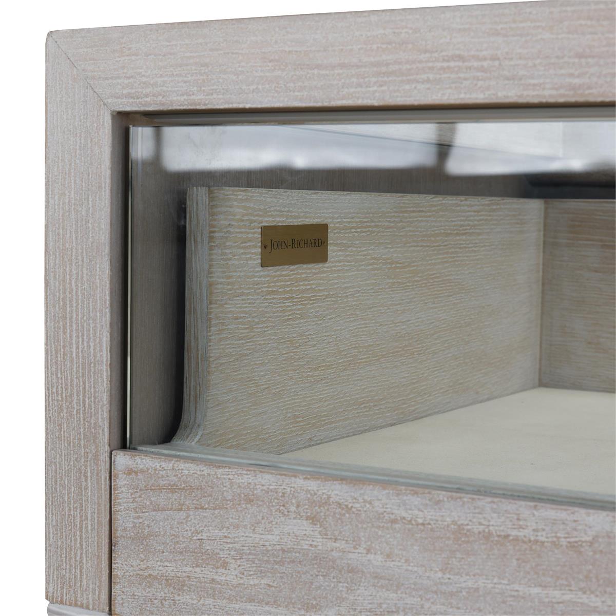 Galicia Two-Drawer Lighted Console Table – Art by John Richard | Sutter & Vale