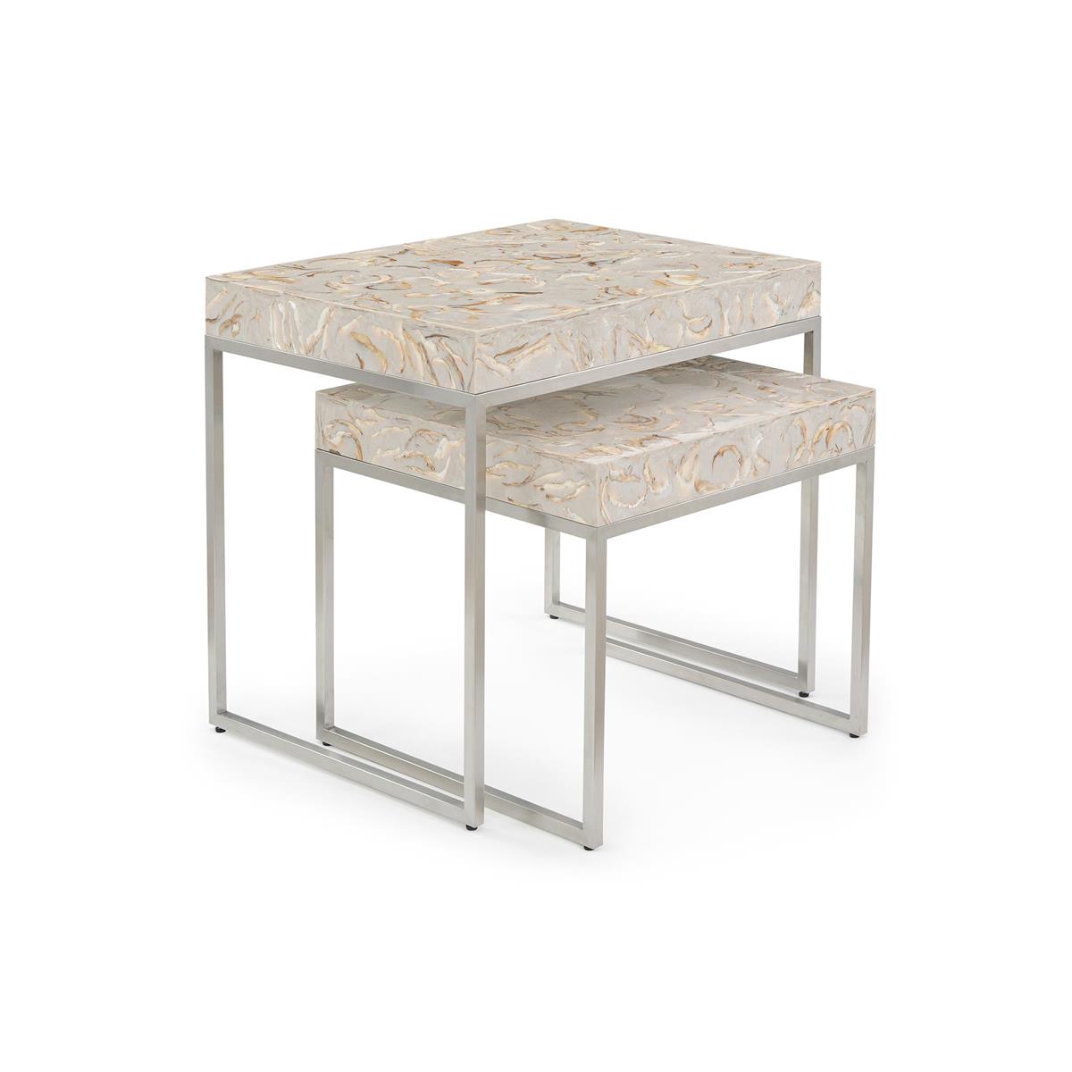Botta Nesting Side Tables – Art by John Richard | Sutter & Vale