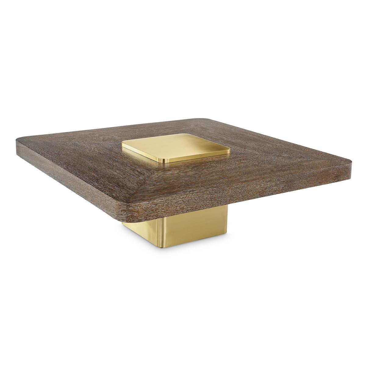 Plateau Cocktail Table, Gold by John Richard | Sutter & Vale