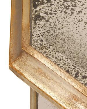 Juno Four-Door Foxed Mirror Credenza – Mirrors by John Richard | Sutter & Vale