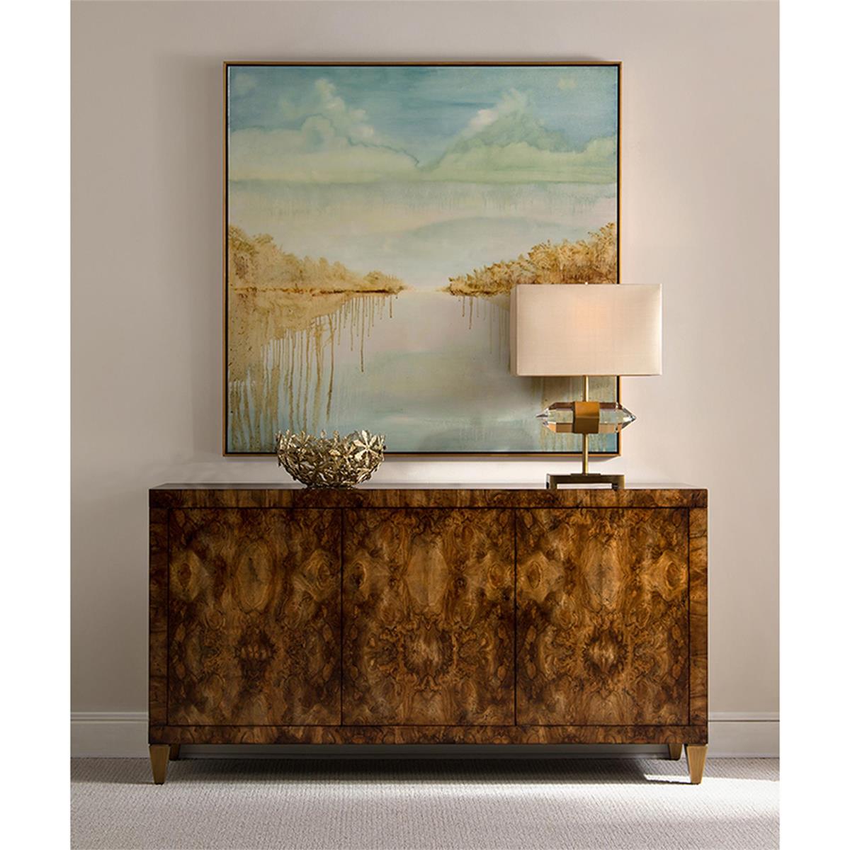 Woodcroft Three-Door Sideboard – Art by John Richard | Sutter & Vale