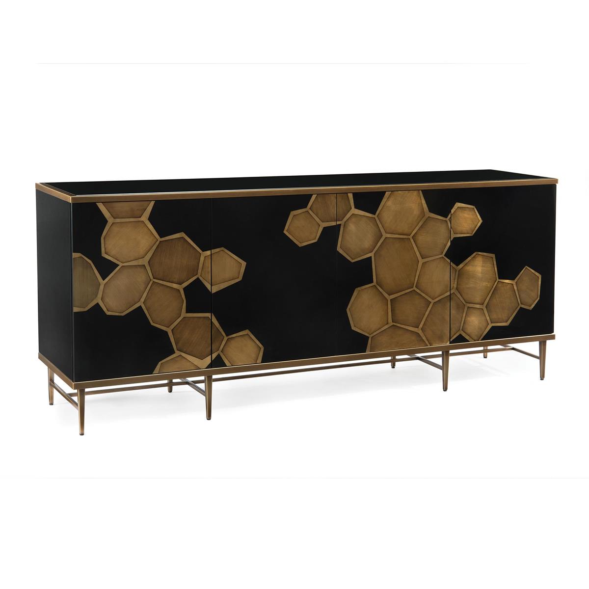 Honeycomb Four-Door Credenza by John Richard | Sutter & Vale