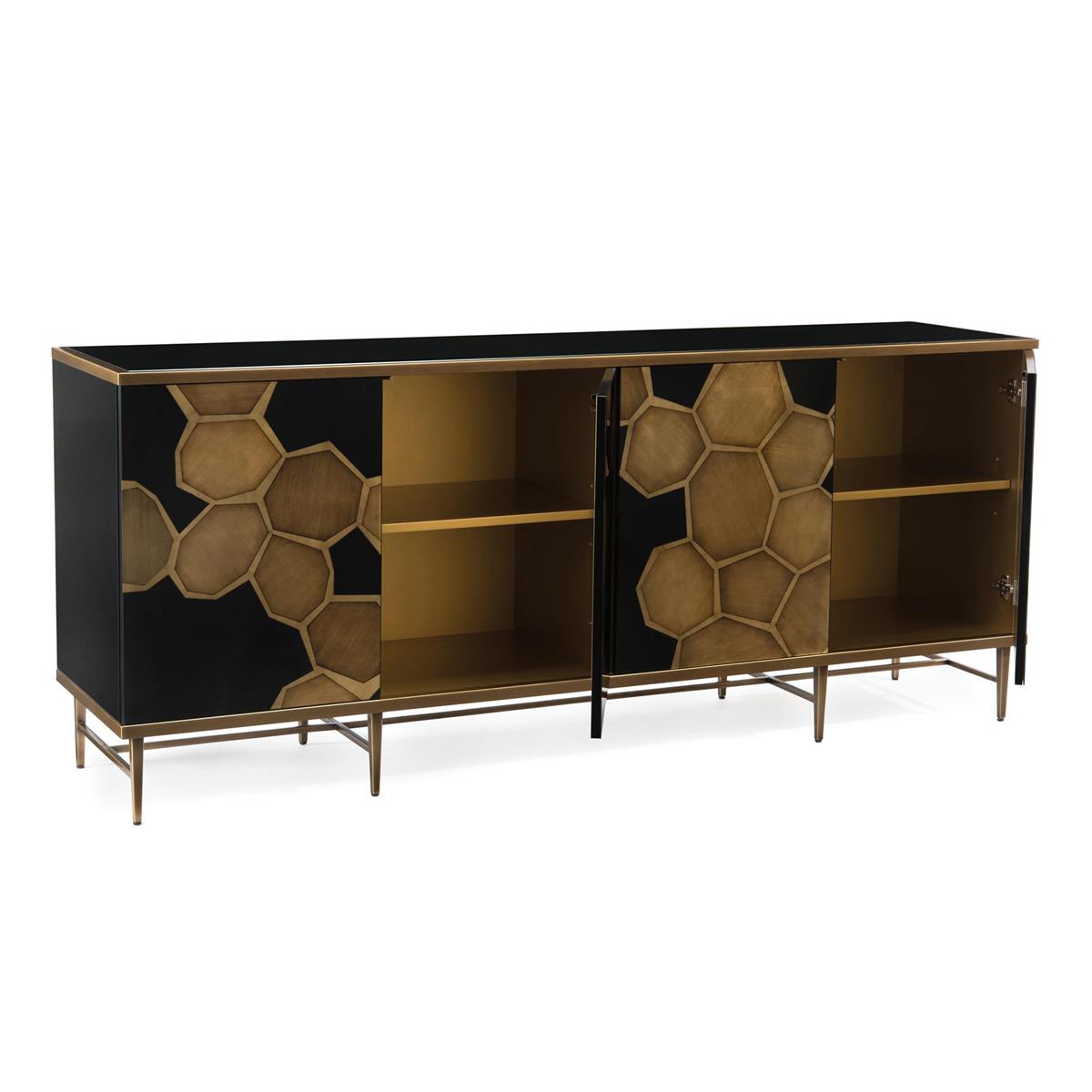 Honeycomb Four-Door Credenza by John Richard | Sutter & Vale