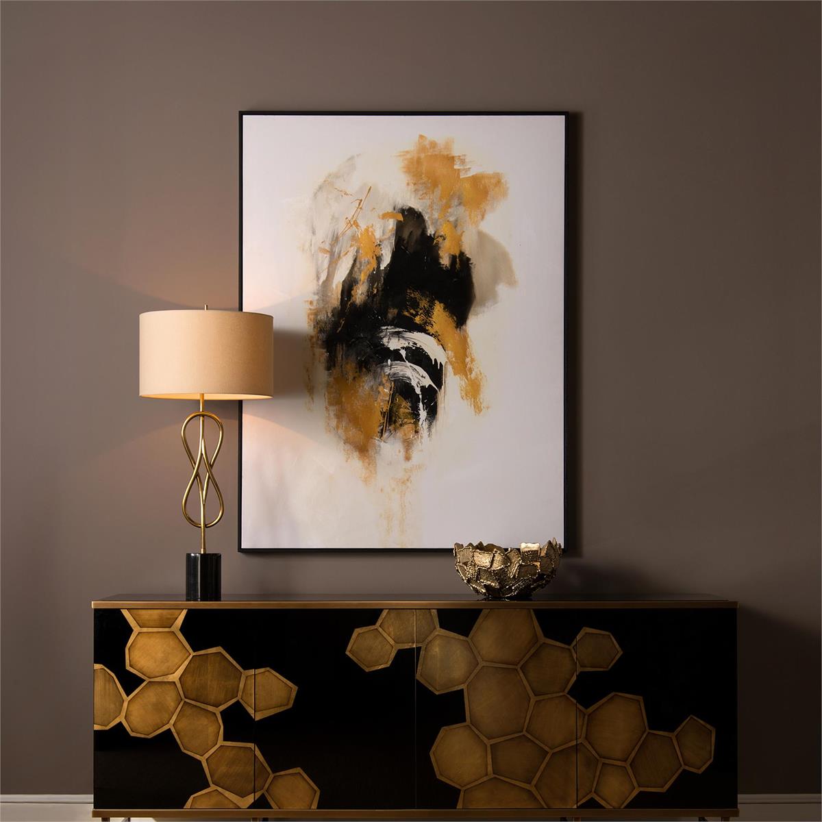 Honeycomb Four-Door Credenza by John Richard | Sutter & Vale