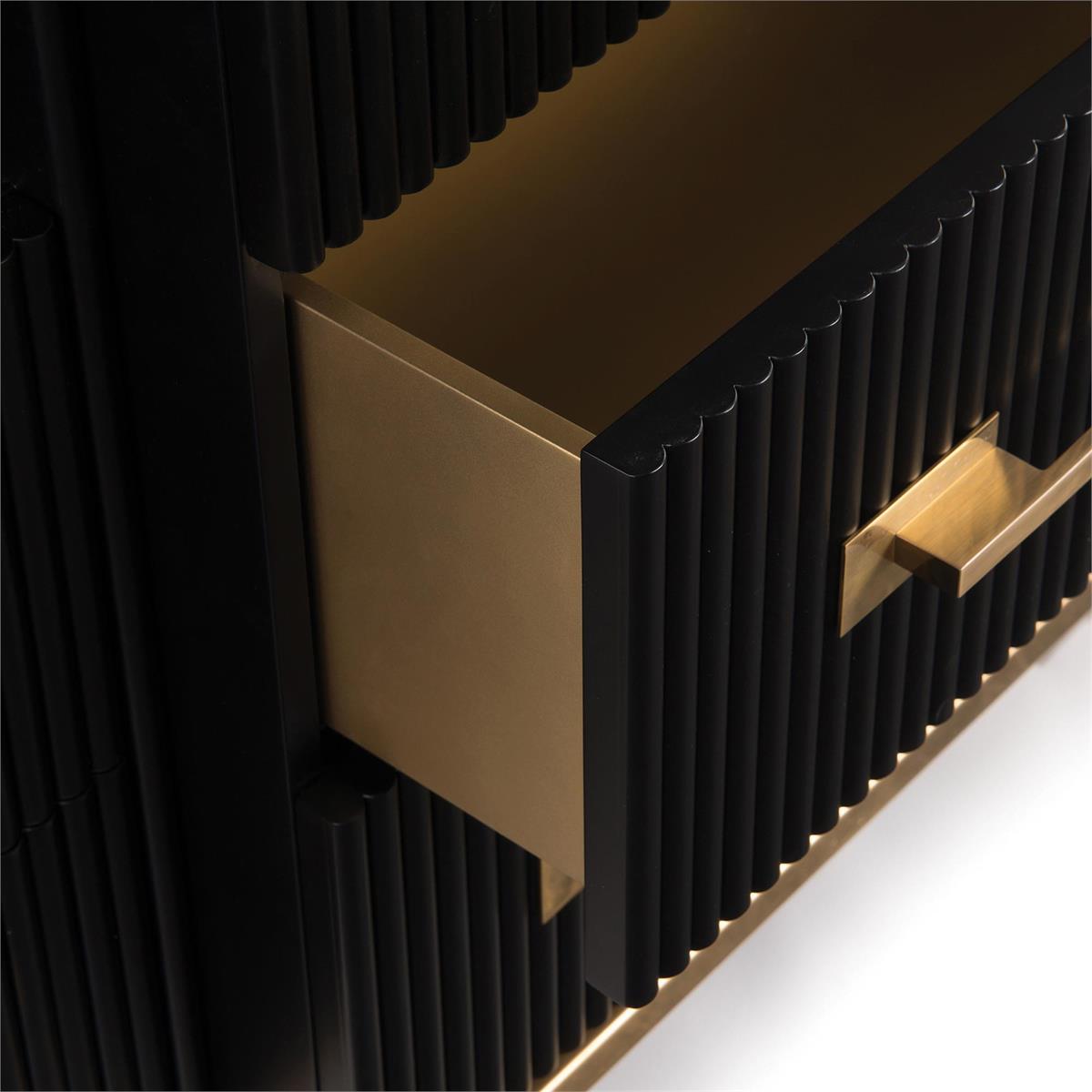 Black Satin Cabinet by John Richard | Sutter & Vale