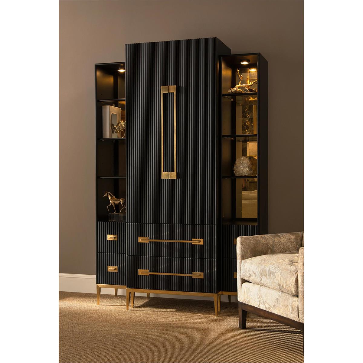 Black Satin Cabinet by John Richard | Sutter & Vale