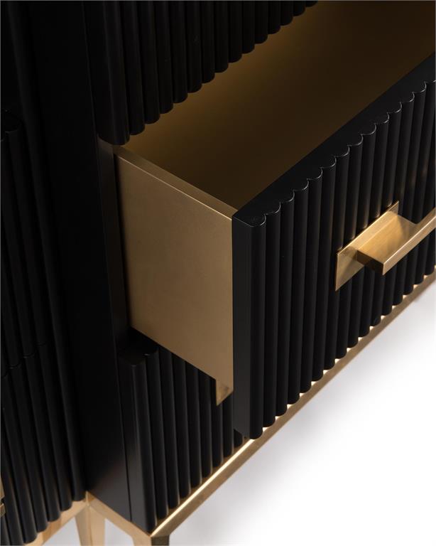 Black Satin Cabinet by John Richard | Sutter & Vale
