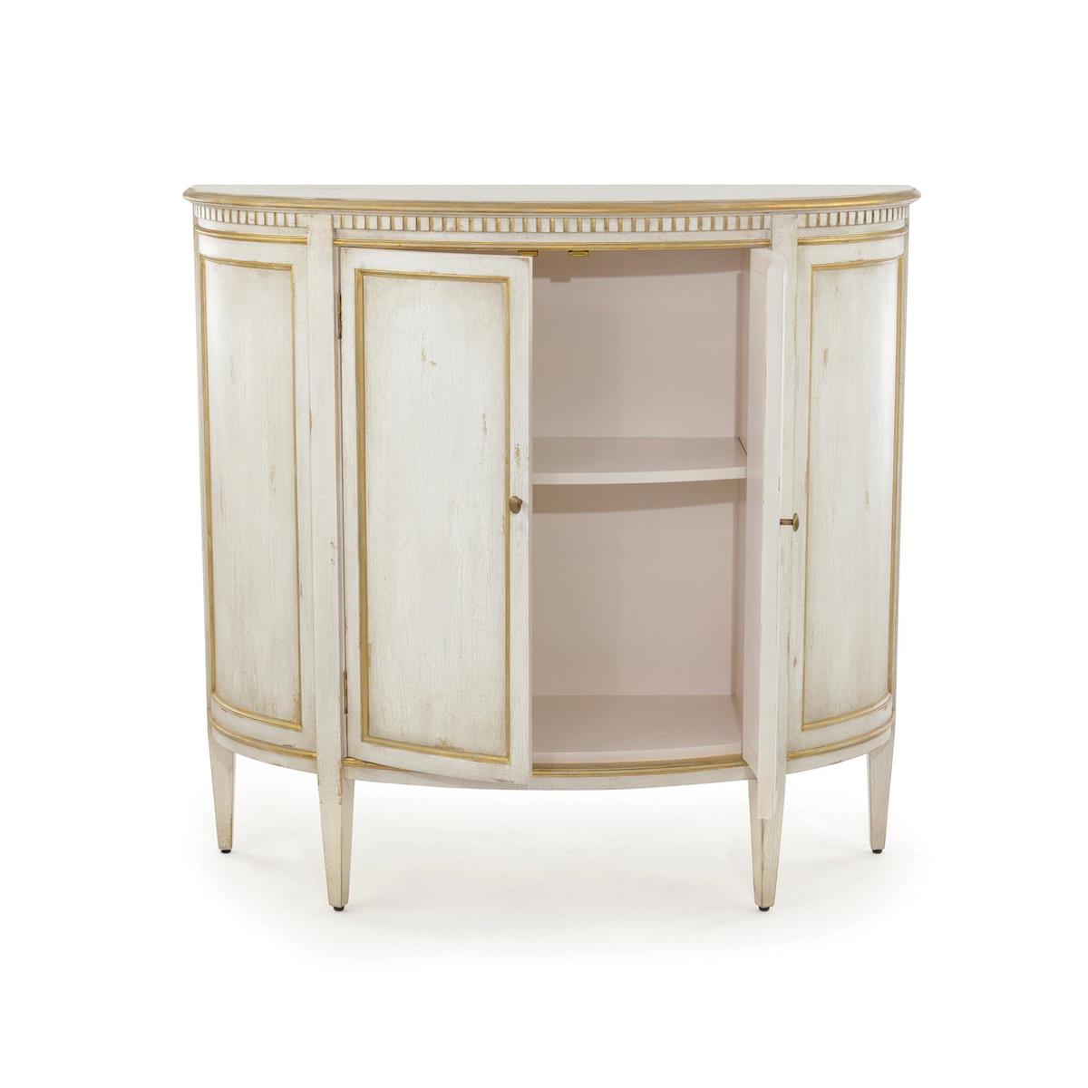 Volnay Demilune Cabinet – Art by John Richard | Sutter & Vale
