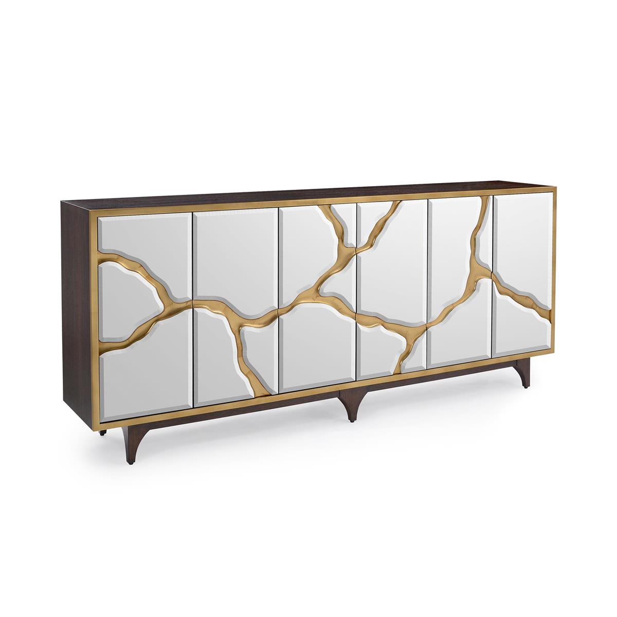Ravine Six-Door Credenza – Art by John Richard | Sutter & Vale