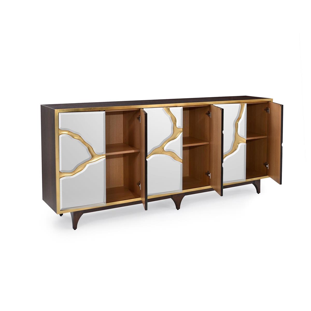 Ravine Six-Door Credenza – Art by John Richard | Sutter & Vale