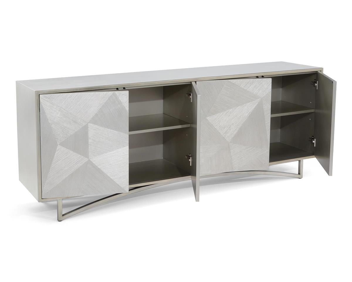 Vertex Four-Door Sideboard – Art by John Richard | Sutter & Vale