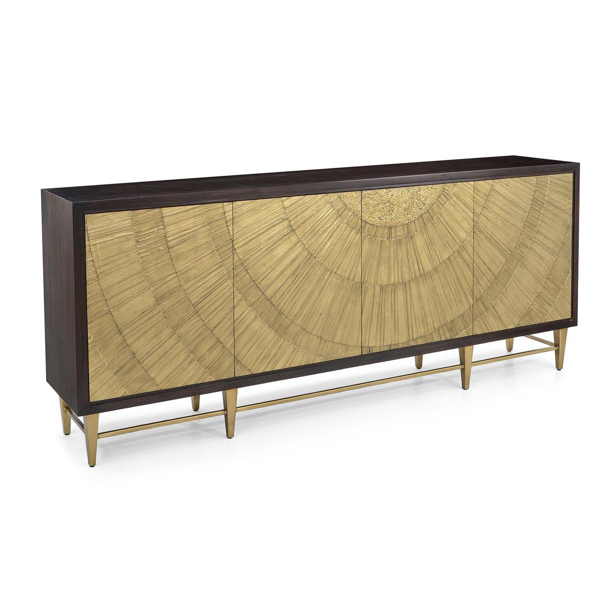 Radiate Four-Door Sideboard – Art by John Richard | Sutter & Vale