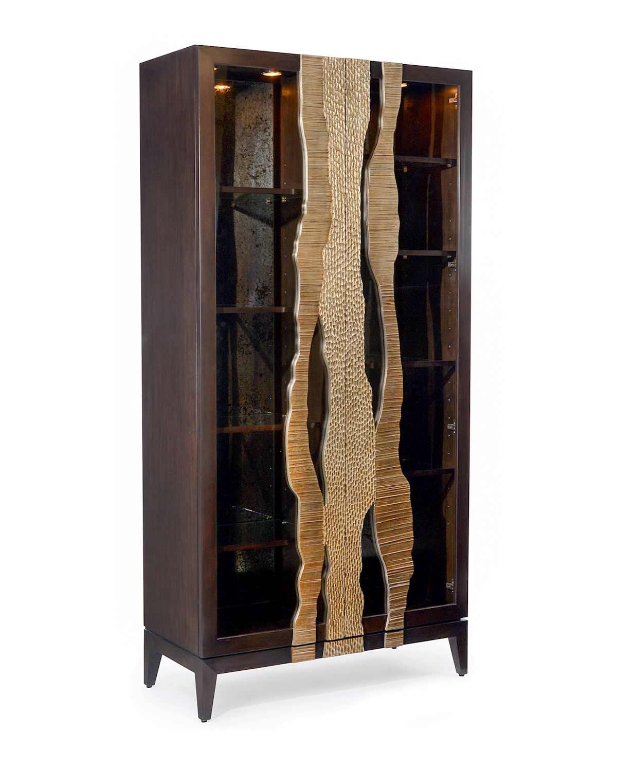 River's Edge Display Cabinet – Art by John Richard | Sutter & Vale