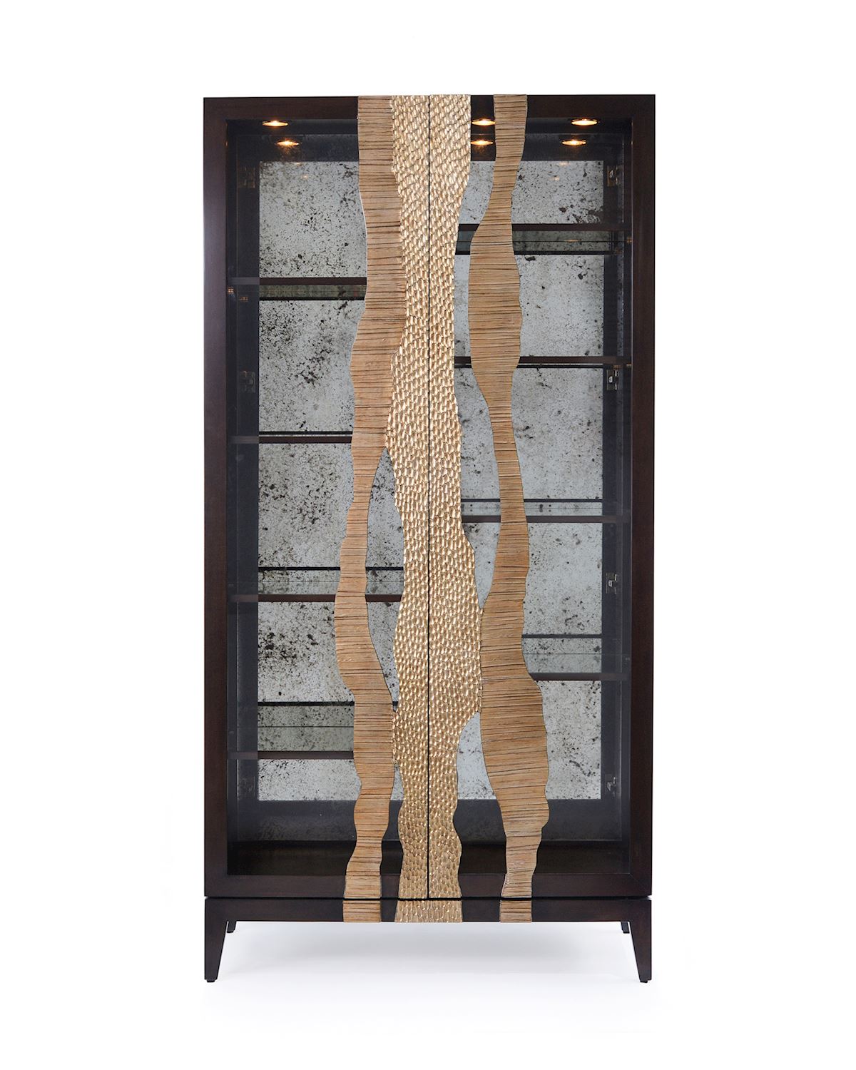 River's Edge Display Cabinet – Art by John Richard | Sutter & Vale