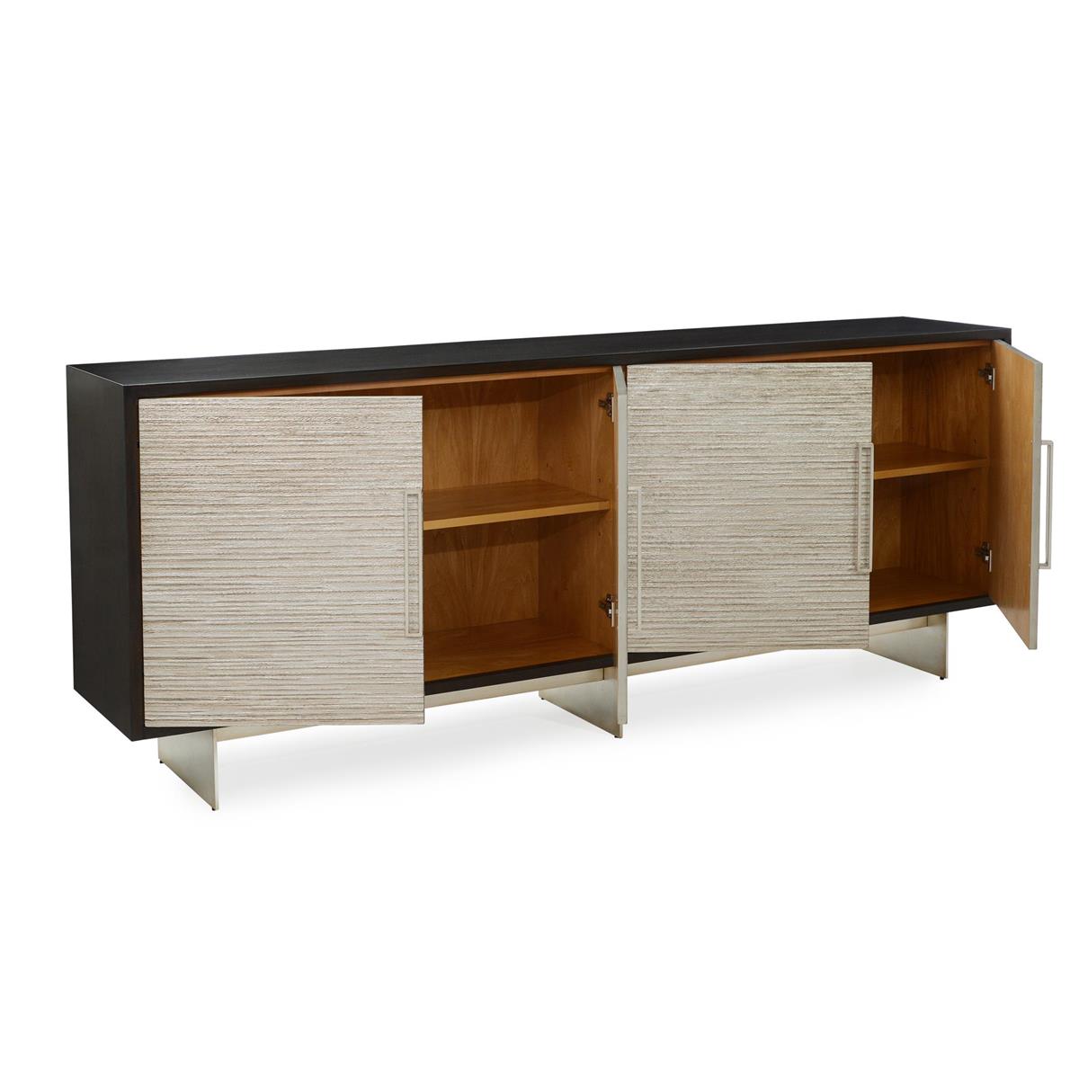 Saro Four-Door Credenza – Art by John Richard | Sutter & Vale