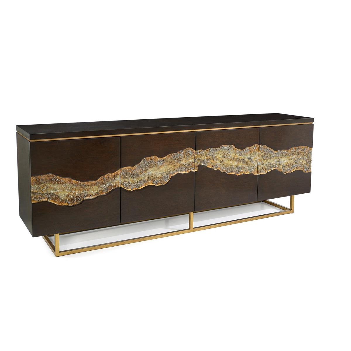 Golden Valley Four-Door Credenza – Art by John Richard | Sutter & Vale
