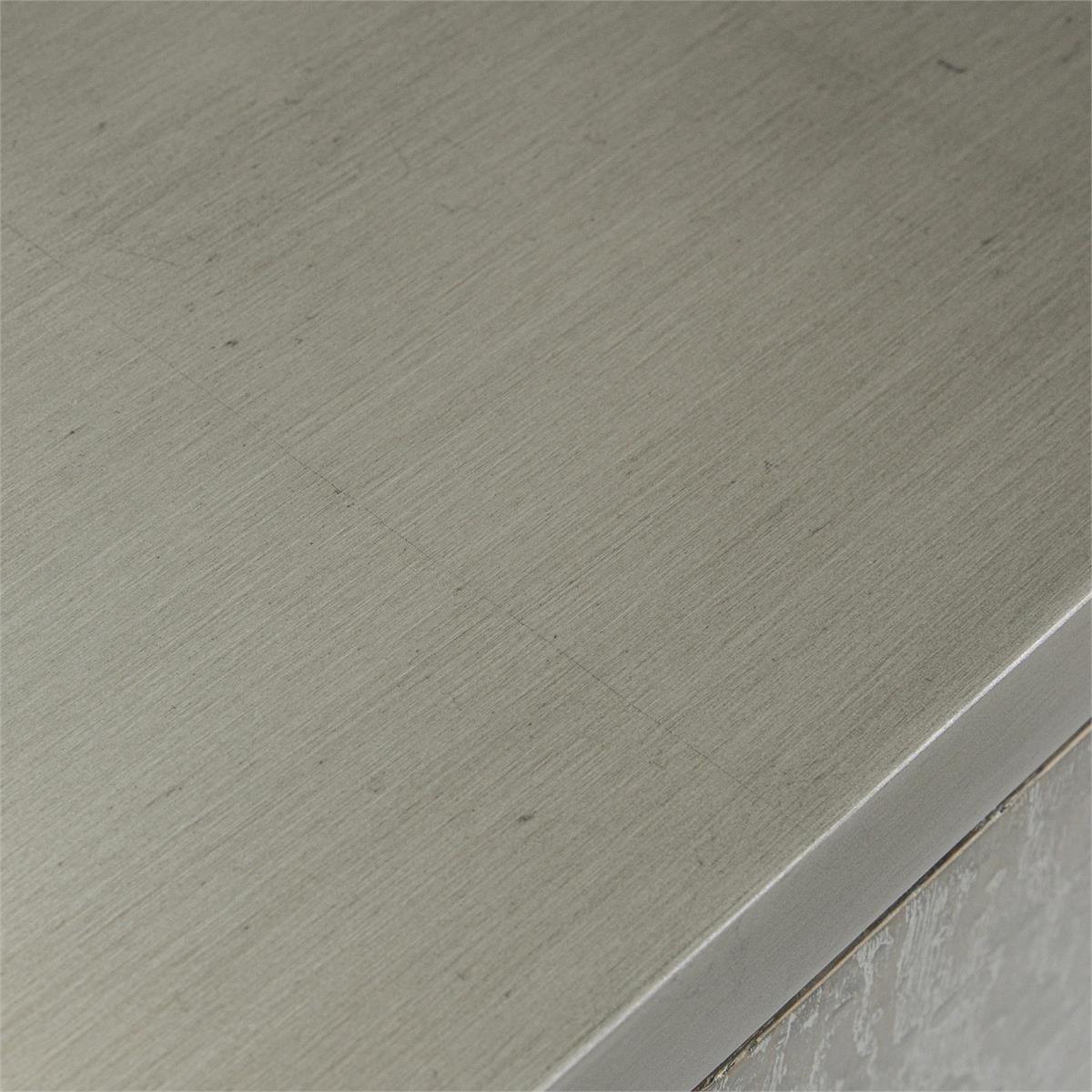 River's Edge Four-Door Credenza, Silver by John Richard | Sutter & Vale